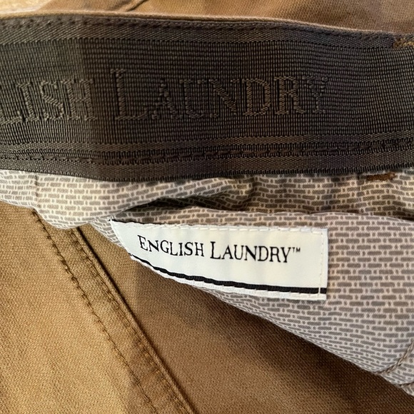 English Laundry Men’s Khaki Pants 38x32 EUC SFPF men’s tailored khaki prep - Picture 2 of 3